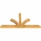 Ekena Millwork Richland Rough Sawn Timber Gable Bracket, Western Red Cedar, 72"W x 36"H x 4"D x 4"F, 12/12 Pitch GBW072X36X0404RIC00RWR - alternate 4